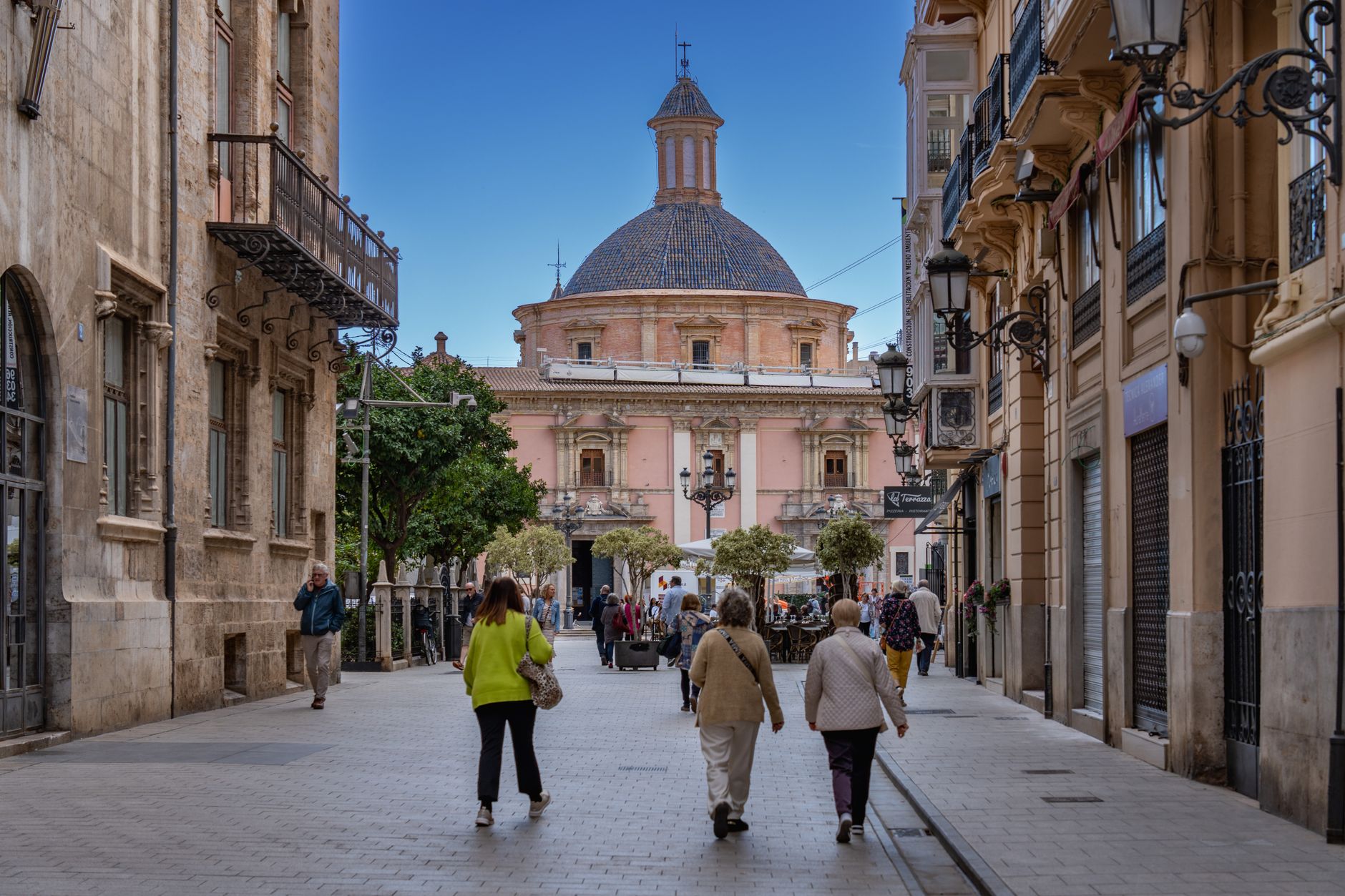 Calles del casco histórico de Ciutat Vella en Valencia