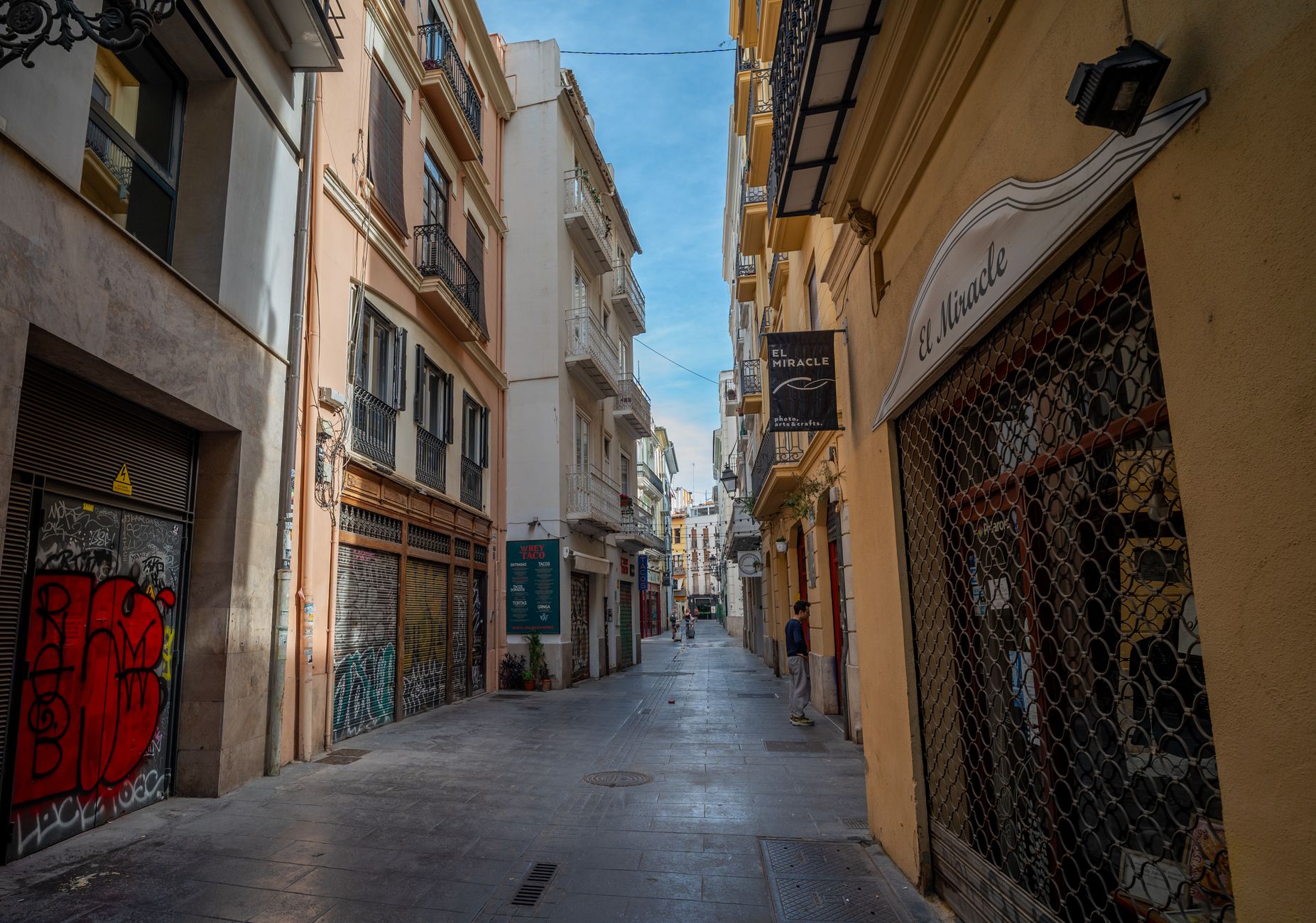 Calles residenciales del barrio de Patraix en Valencia